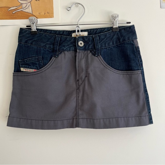 Vintage Diesel Mini Skirt - Picture 1 of 4